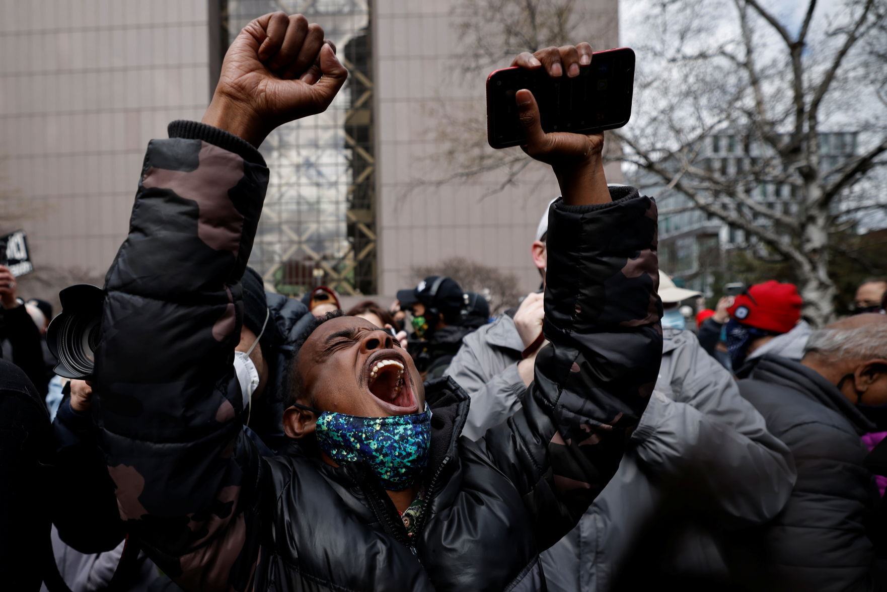 Reaction to the verdict in the trial of former Minneapolis police officer Derek Chauvin